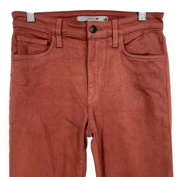 Joe's Jeans Saddleback High Rise Skinny Ankle Jeans Waxed Size 27 - Picture 4 of 13